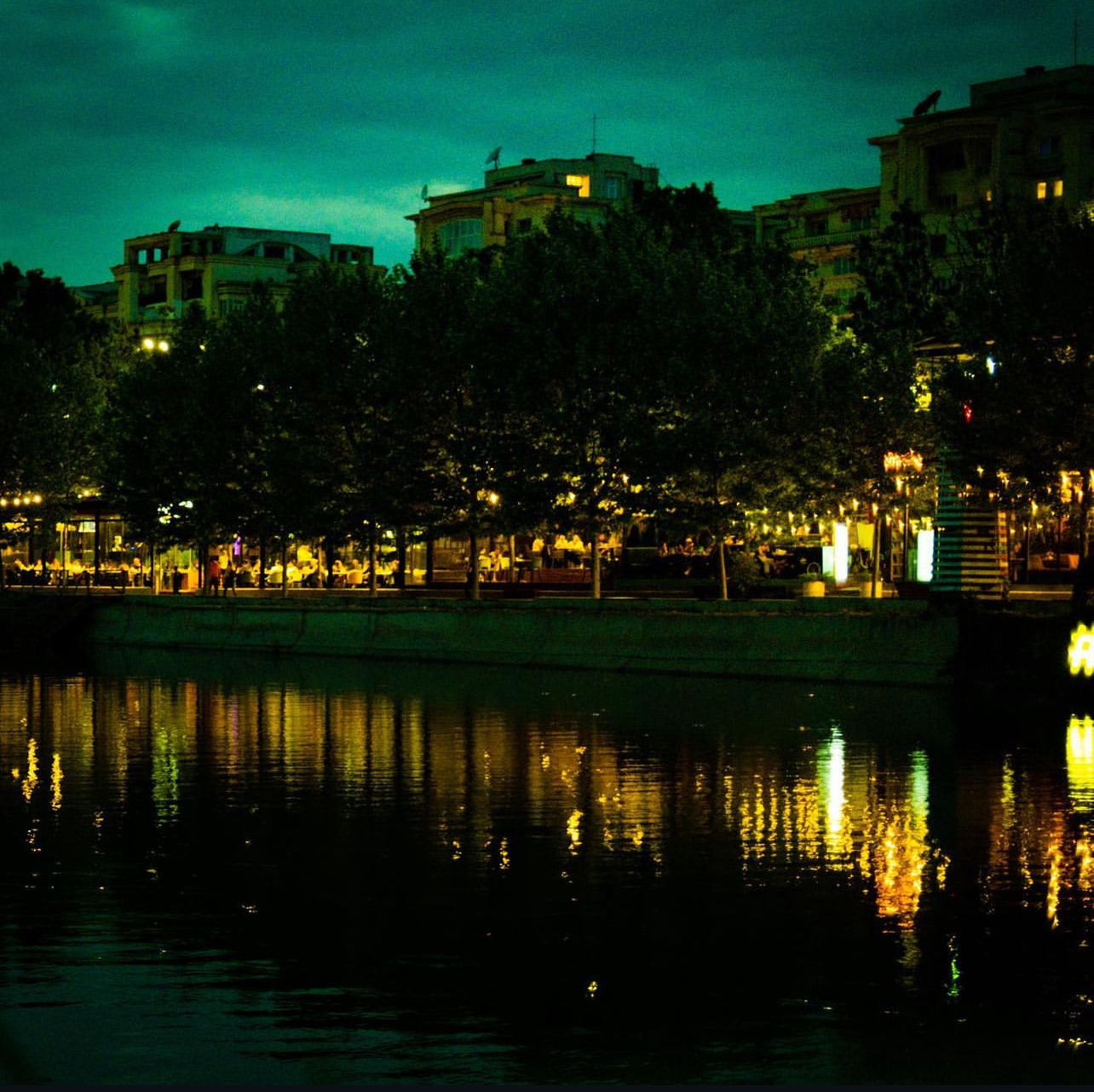 Night river shot