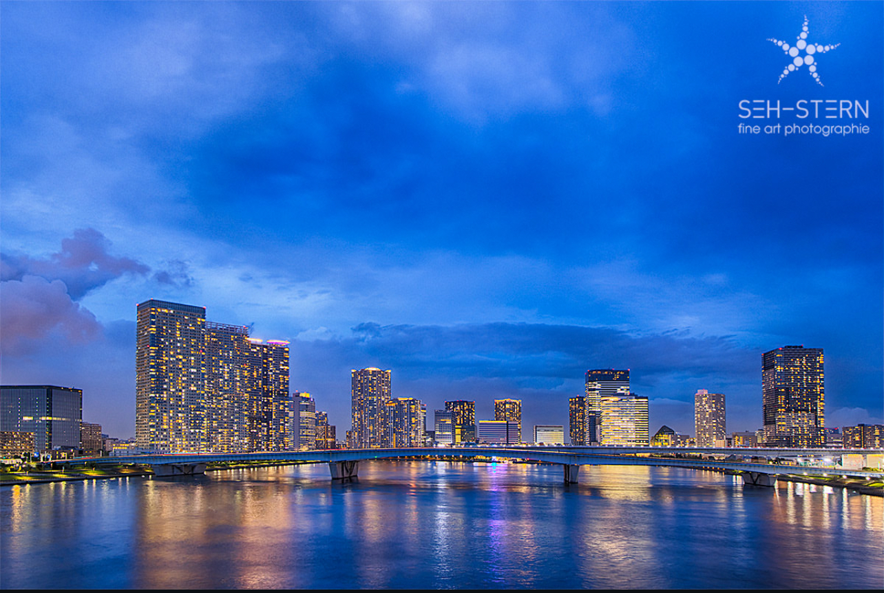 Skyline at blue hour 